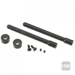 Duratrax Nylon Body Posts Black 3in Pr