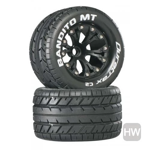 Duratrax Bandito MT 2.8 Mtd Fr Blk Pr 1 Duratrax Bandito MT 2.8 Mtd Fr Blk Pr