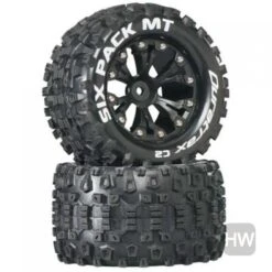 Duratrax Sixpack MT 2.8 Mtd Black Pr