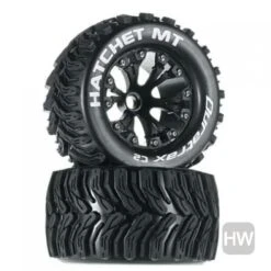 Duratrax Hatchet MT 2.8 Mtd Front Black Pr