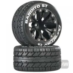 Duratrax Bandito ST 2.8 Mtd Rr Blk Pr