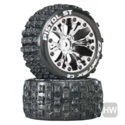 Duratrax Pistol ST 2.8 Mtd Rear Chr Pr