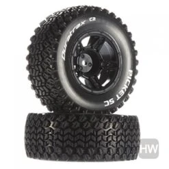 Duratrax Picket SC Front Tires C2 Mtd Pr