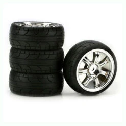 DURATRAX DTXC2813 7-Spoke Chrome 2mm Off-Set ST, Radial (4)