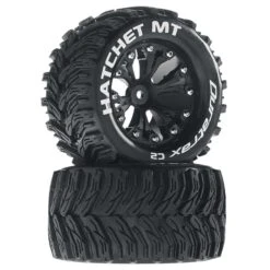 Duratrax Hatchet MT 2.8" 2WD Mounted Rear Tires, Black (2)