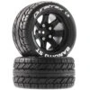 Duratrax Bandito ST 2.8 Mounted Tires, Black 14mm Hex (2)