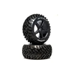 DTXC5572 Duratrax 1/8 BADGER Truggy Tire C2 Mounted 0 Offset (2)