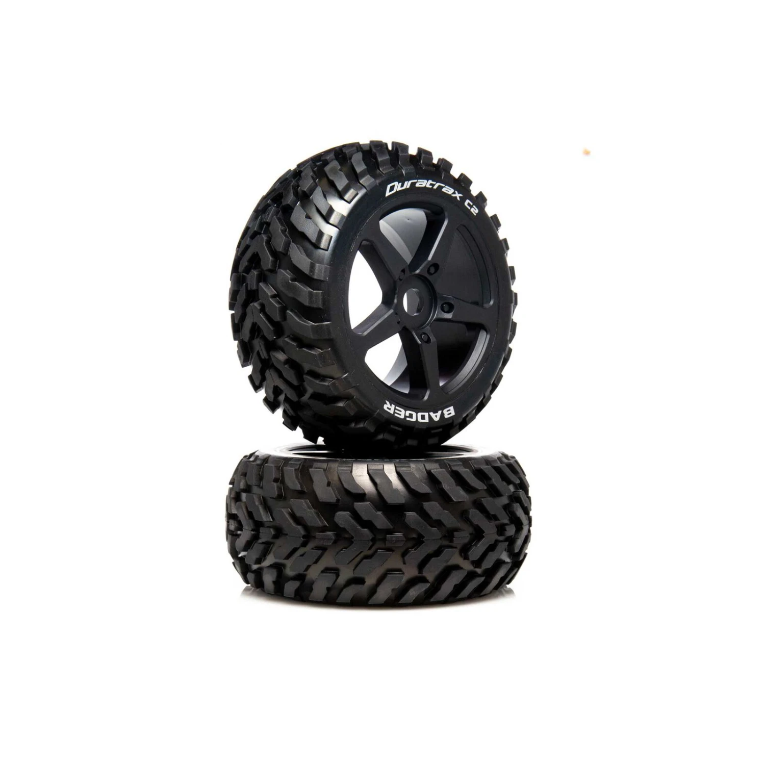 DTXC5572 Duratrax 1/8 BADGER Truggy Tire C2 Mounted 0 Offset (2) 1 DTXC5572 Duratrax 1/8 BADGER Truggy Tire C2 Mounted 0 Offset (2)