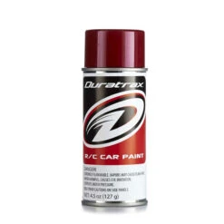 Duratrax Polycarb Spray, Metallic Red, 4.5 Oz