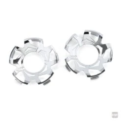 Duratrax Clip-Lock Wheel Face Chrome Pr