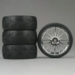 DTXC2807 Duratrax 16-Spoke Chrome Wheel U-Groove (4)