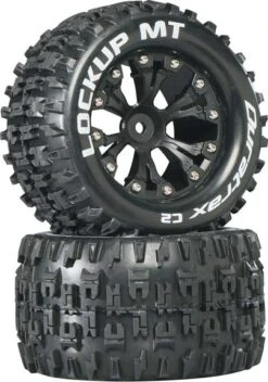 DTXC3508 - Lockup MT 2.8" Truck 2WD Mounted Rear C2 Black By DURATRAX @ Great Hobbies