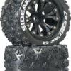 Duratrax Sidearm MT 2.8" 2WD Mounted Rear C2 Tires, Black (2)