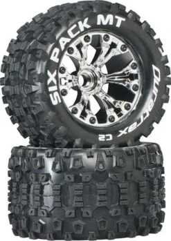 DTXC3519 - Sixpack MT 2.8" Truck 2WD Mounted Front C2 Chro By DURATRAX @ Great Hobbies