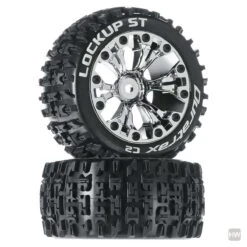 Duratrax Lockup ST 2.8 Mtd Rear Chrome Pr