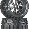 DTXC3583 Duratrax Six Pack MT 3.8" Mounted Chrome (2)