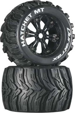 DTXC3586 Duratrax Hatchet MT 3.8" Mounted Black (2) 1 DTXC3586 Duratrax Hatchet MT 3.8" Mounted Black (2)