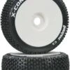DTXC3611 - X-Cons 1/8 Buggy Tire C3 Mounted White (2) By DURATRAX @ Great Hobbies