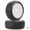 Duratrax Bandito Buggy Tires Mtd White Pr