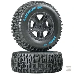 Duratrax Lockup SC Mtd Black Rear Pr