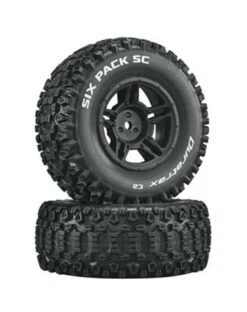 DTXC3861 Duratrax Six Pack SC C2 Mounted Slash 4x4 Blitz F/R (2)