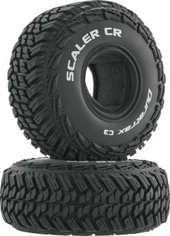 DTXC4016 - Scaler CR 1.9" Crawler Tire C3 (2) By DURATRAX @ Great Hobbies