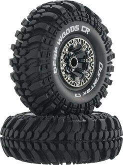 DTXC4043 - Deep Woods CR C3 Mounted 2.2" Crawler Black Chrome By DURATRAX @ Great Hobbies