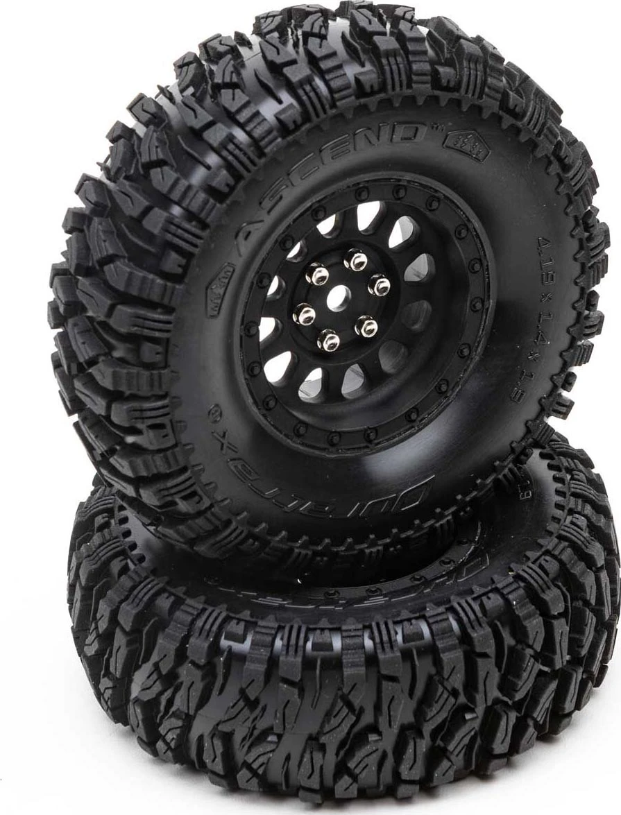 Duratrax Class 1 Ascend CR C3 1.9" Black (2) 1 Duratrax Class 1 Ascend CR C3 1.9" Black (2)