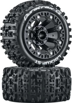 DTXC5101 - Lockup ST 2.2" Black (2) By DURATRAX @ Great Hobbies