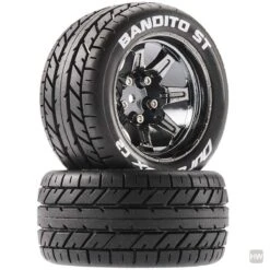 Duratrax Bandito ST 2.8 Mtd Black Chrome Pr