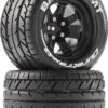 Duratrax Bandito MT 2.8 Mounted Tires,Black 14mm Hex (2)