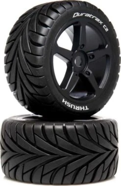 DTXC5570 Duratrax 1/8 THRUSH Truggy Tire C2 Mounted 0 Offset (2)