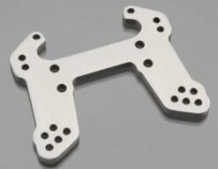 Duratrax Front Shock Tower, Aluminum 4mm, Gun Metal: 835B